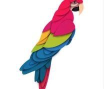 Hispanic Heritage: Costa Rican Rainforest Macaw Craft for Early Learners